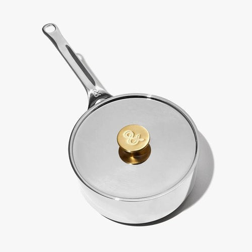5-Ply Stainless Steel Sauce Pan + Lid 2.5qt