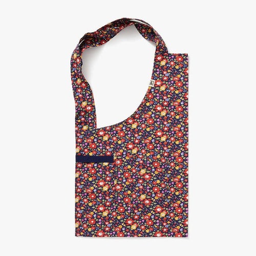 Made with Liberty Fabric Betsy Meadow Navy Smock