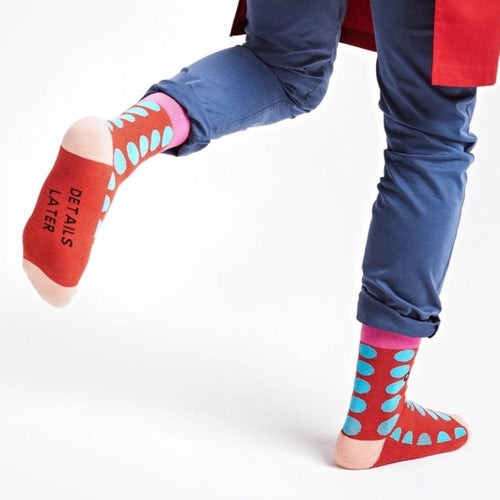 The Socks - Dream First Details Later - Red