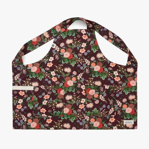 Rifle Paper Co. Burgundy Dahlia Smock
