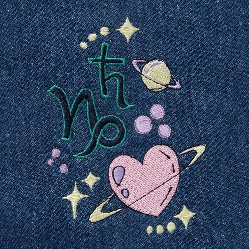 Capricorn Denim Zodiac Essential Apron