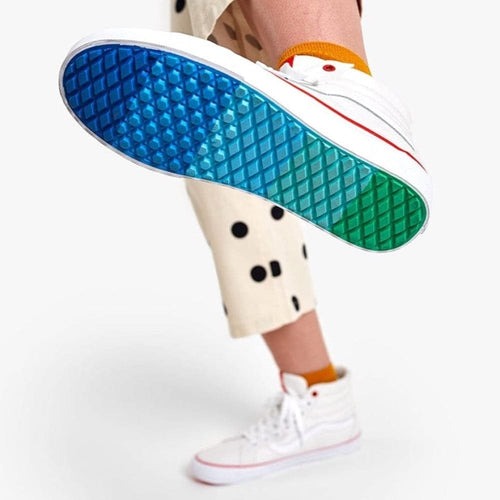 White Vans High Tops