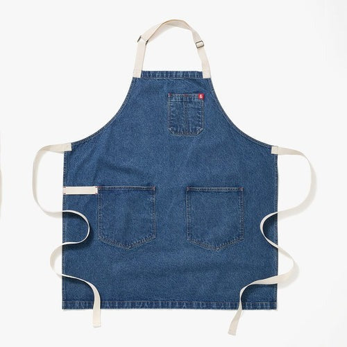 Georgia Blue Denim Crossback Apron