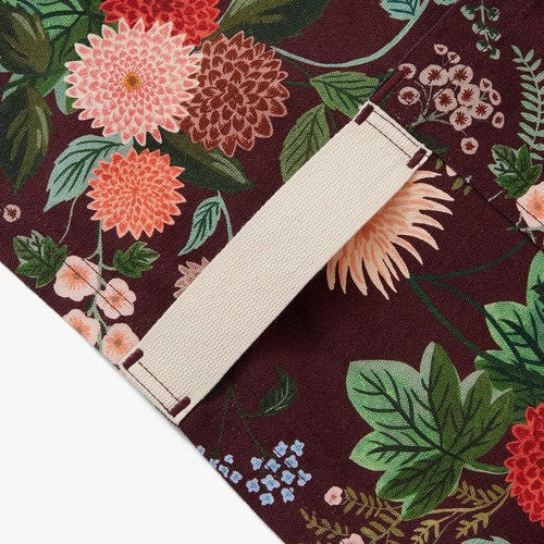 Rifle Paper Co. Burgundy Dahlia Essential Apron