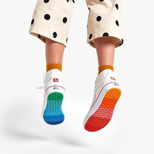 White Vans High Tops