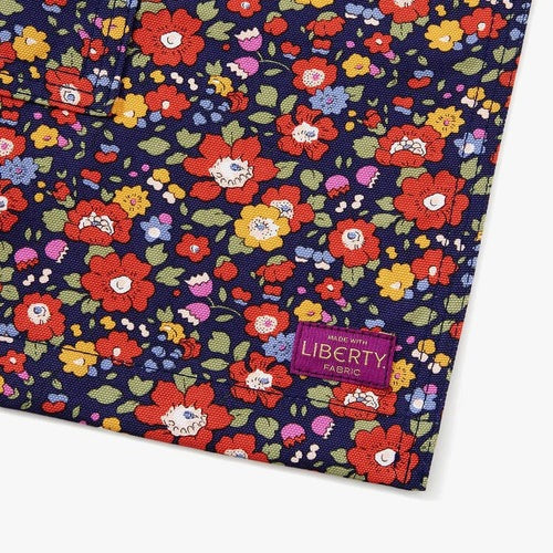 Made with Liberty Fabric Betsy Meadow Navy Smock