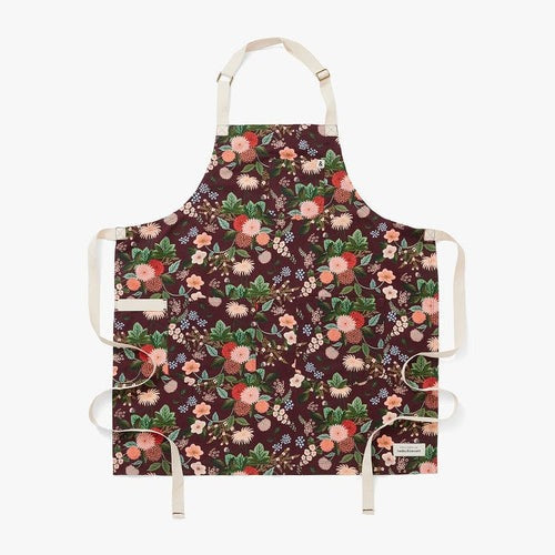 Rifle Paper Co. Burgundy Dahlia Essential Apron