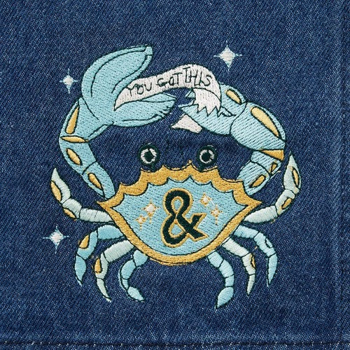 Cancer Denim Zodiac Essential Apron