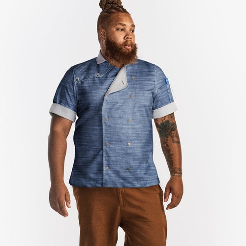 Chef Coat - Bluefin