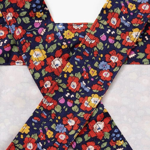 Made with Liberty Fabric Betsy Meadow Navy Smock