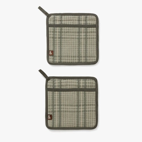 Hommeboys x H&B Sage Grid Pot Holders