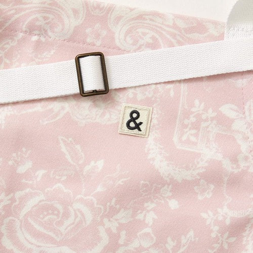 LoveShackFancy x H&B Toscana Toile Perennial Pink Kids Apron