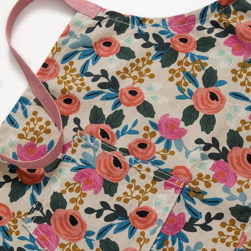 Rifle Paper Co. Rosa Natural Kids Apron